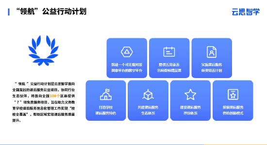 云思智学发布课后服务“领航”公益计划 (http://www.lingxun.net.cn/) 教育 第2张