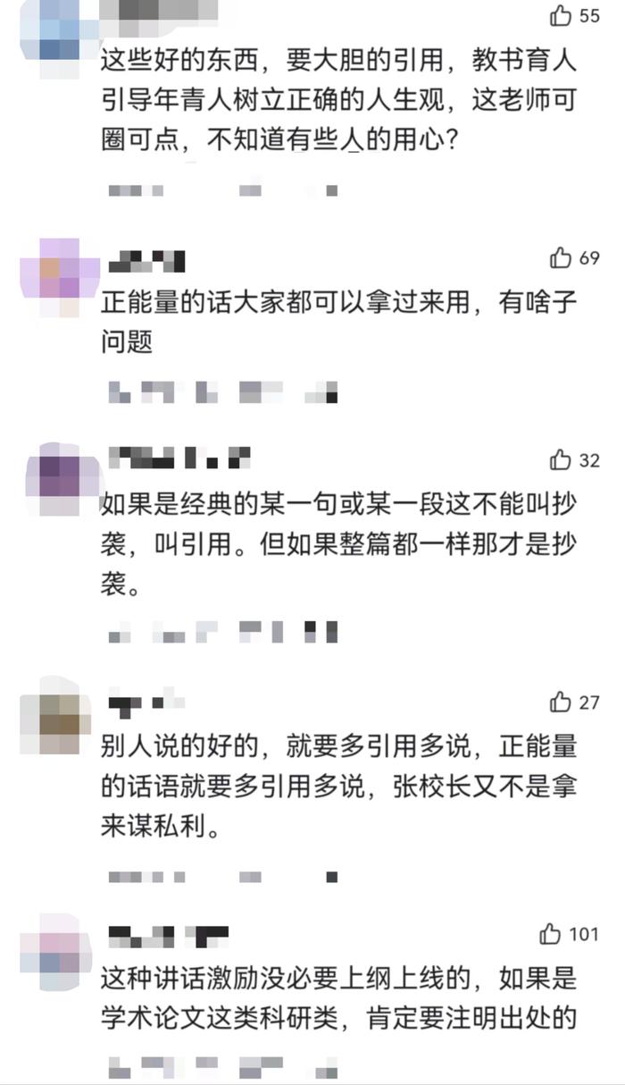 网友认为这只能算引用，不算抄袭。