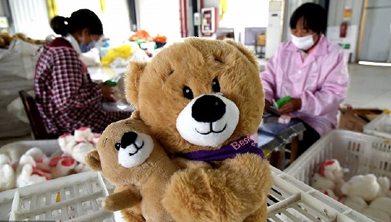 中国8月玩具出口额增速大幅回落至2.3%